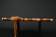 Black Locust Wood Native American Flute, Minor, Mid B-4, #E5H